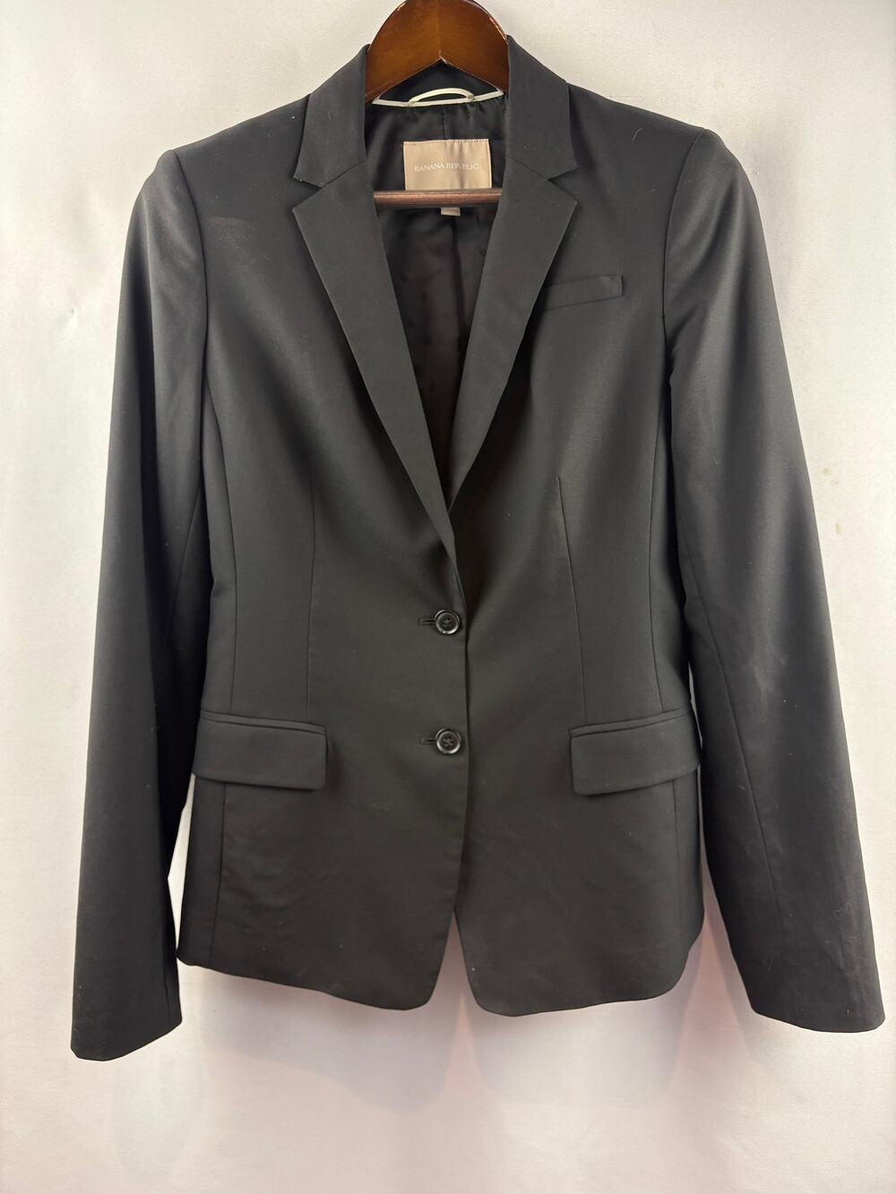 Women’s Banana Republic Size Tall 8 Black Blazer